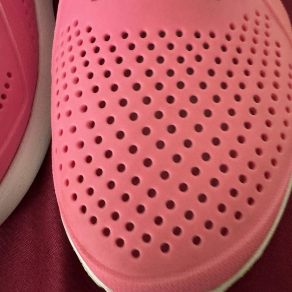 Crocs LiteRide Pink Pacer Perforated Lace Up Shoes Womens Sz. 7 EUC - Picture 3 of 14